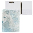 thumbnail image 3 of 3 Ring Binder 1.5 inch Round Rings with Interior Pockets Binders Organizer Office School 2Pack The Proud White Wolf, 3 of 10