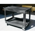 thumbnail image 4 of Utility Cart, 500 lb. Load Cap. Flat top, 40.24x25.59x32.83 in (Black), 4 of 6