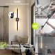 thumbnail image 3 of Apliques de Pared iThird Recargables 80 cm Batería 10000mAh Negro Juego de 2, 3 of 9