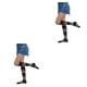 thumbnail image 3 of Calcetines hasta la rodilla Qarigey 1 par Rayas negras Cómodo Cálido, 3 of 6