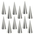 thumbnail image 4 of FRCOLOR Bread Baking Mold 20pcs Lady Lock Forms Horn Molds Seamless Stainless Steel Non Cannoli Form for Croissant Shell Roll Household Bread Mold Silver,4.72"X1.18"X1.18", 4 of 11