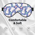 thumbnail image 5 of Rocae Cute White Rabbit for Mask for Women Men, Luxury Eye Cover Eye Shade with Adjustable Strap for Travel, Nap, Meditation, 5 of 7