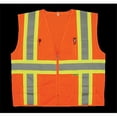 thumbnail image 1 of 2W  Class 2 Mesh Multi-Pocket Vest - Orange, Extra Large, 1 of 1