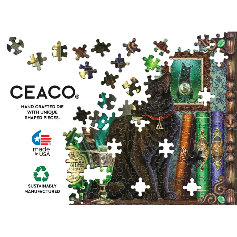 Ceaco 500 Piece Metallic Jigsaw Puzzle by Lisa Parker 18x24 with