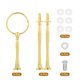 thumbnail image 4 of Uxcell 6 Set 3-Tier Soporte para Cupcakes Accesorios para Soporte de Pastel, Pequeño Arco Dorado, 4 of 7