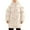 White, variant on Women's Winter Warmth Ensuring Thickened Hooded Coat for Chilly Days – Stylish and Comfy Long Down Jacket for Cold Weather
