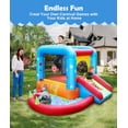 thumbnail image 2 of Castillo hinchable Step4Fun para niños con tobogán y piscina, 2 of 5