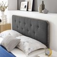 thumbnail image 4 of Platform Bed Frame, Twin Size, Wood, Grey Gray, Modern Contemporary Urban Design, Bedroom Master Guest Suite, 4 of 10