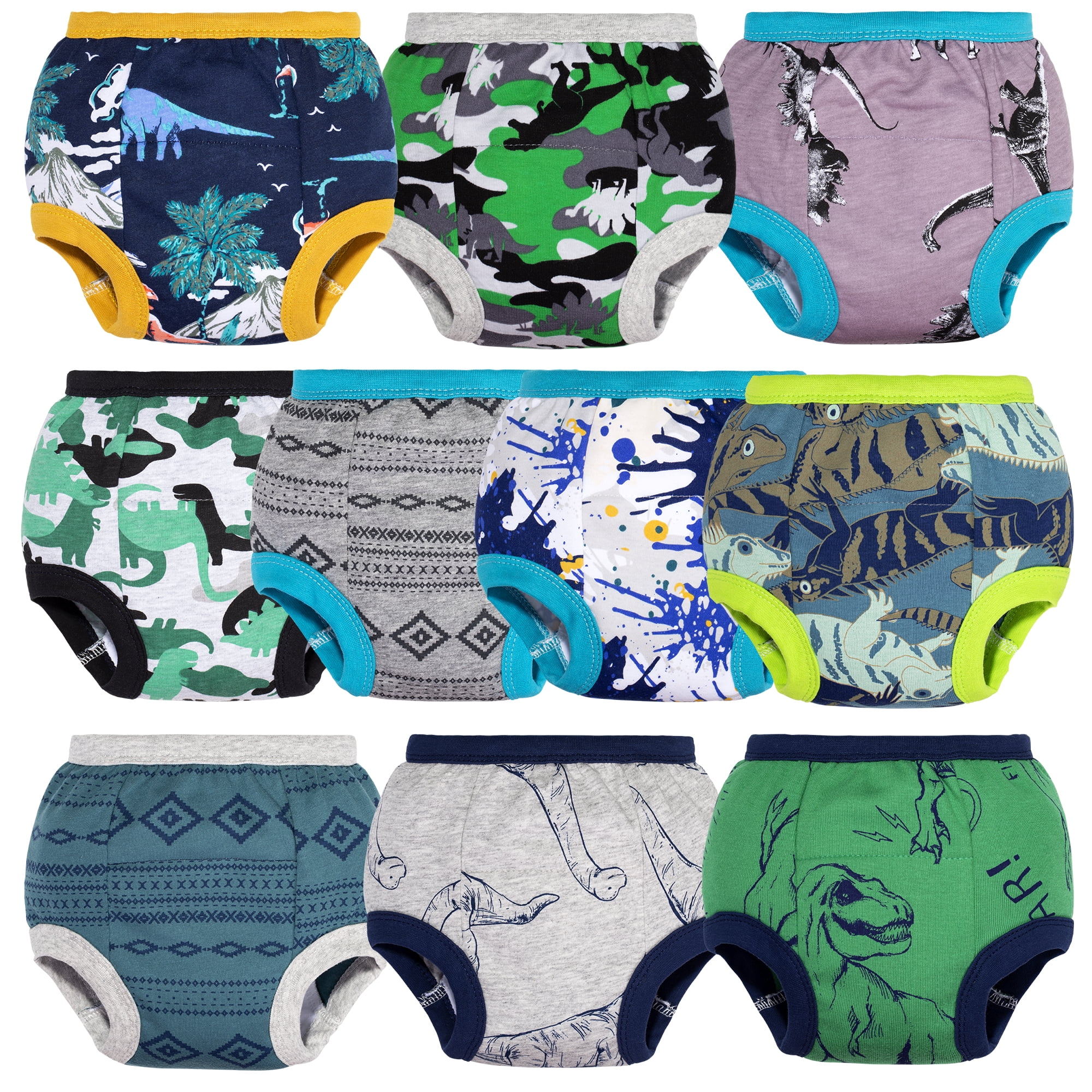 BIG ELEPHANT Baby Boys Training Pants, Toddler Potty Training Underwear