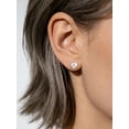 thumbnail image 3 of Silvora Initial Heart Stud Earrings for Women Sterling Silver Hypoallergenic Letter N Earrings Charm Mother Daughter Christmas Birthday Jewelry Gift, 3 of 8
