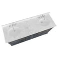 thumbnail image 5 of Harper 72" Double Bathroom Vanity with Marine Gray Cabinet and Carrara Marble Top, 5 of 6