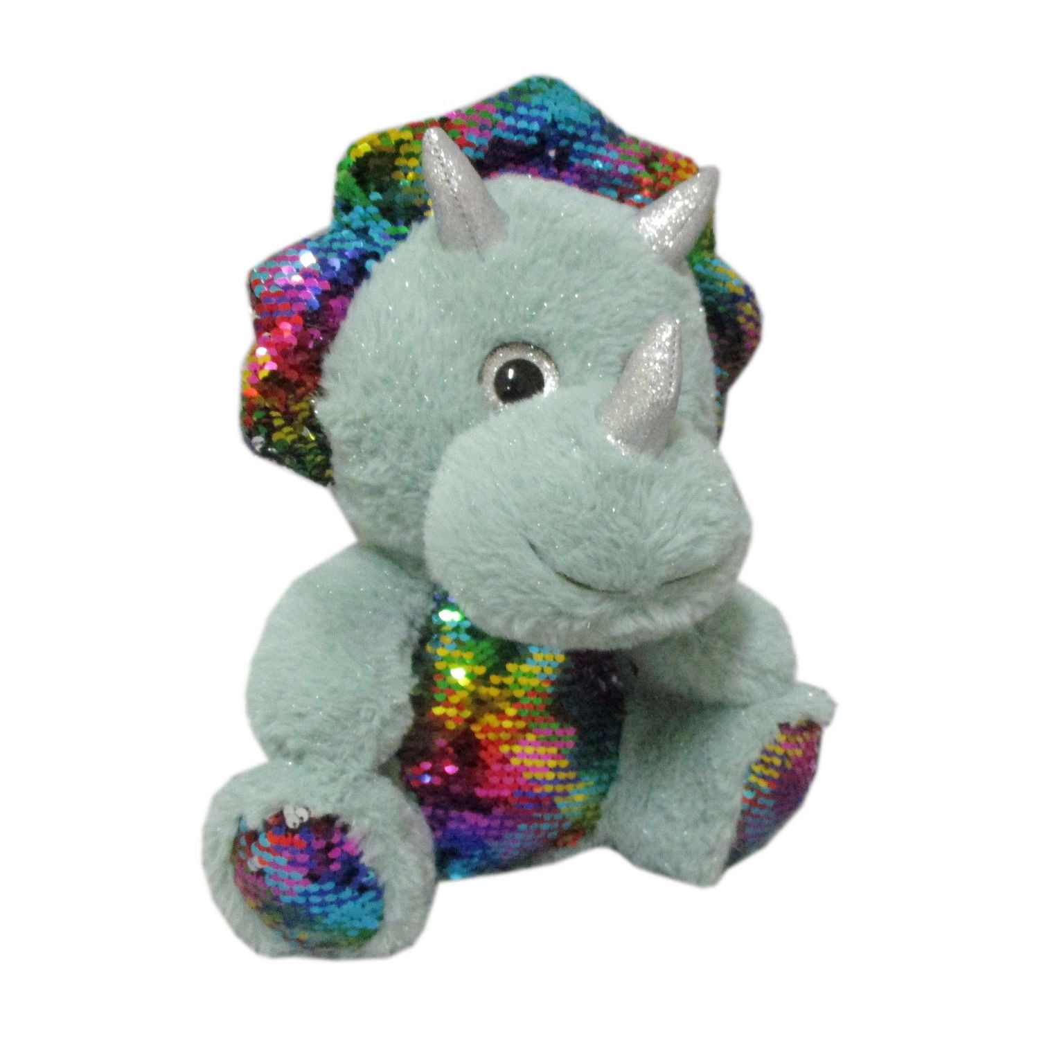 WAY TO CELEBRATE MEDIUM SEQUIN DINO. 10.5INCH