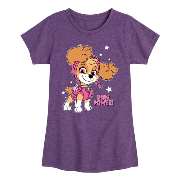 Paw Patrol - Paw Power - Youth Girls Fitted Short Sleeve T-Shirt