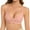 Pink, variant on JAKANYQ Womens Brassiere Wireless V Neck Soft Bra Push Up Seamless Bra Lightly Padded Bralette For Women Comfort Lightweight