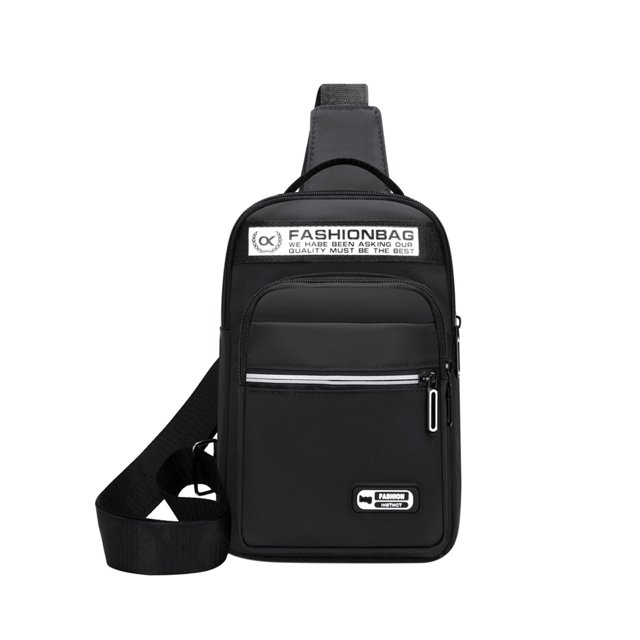 Bolso bandolera Hiroekza para hombre, bandolera, bandolera de tela Oxford para hombre y mujer, bandolera de gran capacidad para desplazamientos, bandolera multiusos para actividades al aire libre