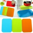 thumbnail image 2 of Masteelf Blue Silicone Baking Mat for Kitchen Use Heat Resistant Flexible with Anti Slip Bumps 11.8 x 9.8 inches, 2 of 7