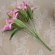 thumbnail image 5 of Ramo de lirios artificiales de 32 x 23 cm (12,59 x 9,05 pulgadas), flores de plástico morado para decoración de bodas y del hogar (1 unidad) Rkxzt, 5 of 8