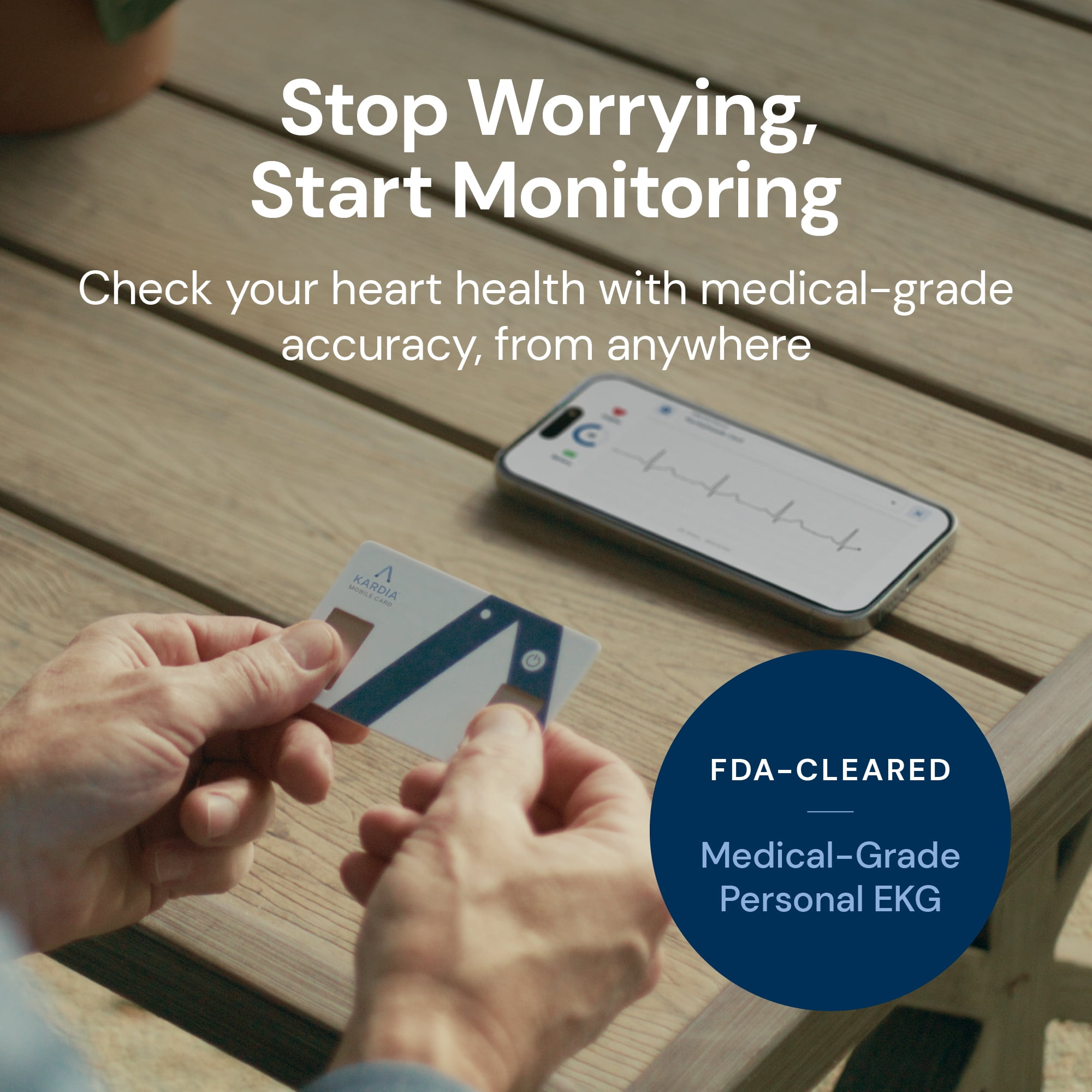 (2 pack) KardiaMobile Card Credit-Card Sized Portable FDA-Cleared EKG Heart Monitor