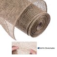 thumbnail image 3 of Unique Bargains PP Burlap Mesh 10' x 10 Yards Decorative Wrapping Ribbon, Flaxen 1 Roll, 3 of 5