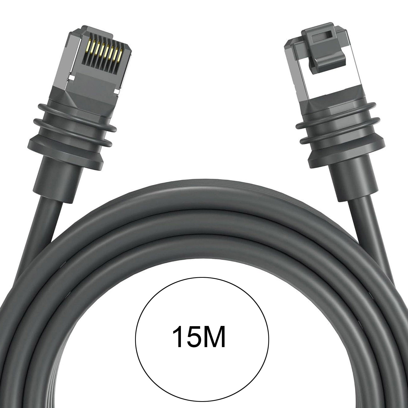 Hyasfey Ethernet Cable Extension Satellite Replacement Parts 1200Mbps High Speed Waterproof Plug-and-Play