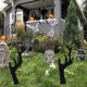 thumbnail image 5 of pstuiky Estaca de mano espeluznante de acrílico para decoración de Halloween al aire libre estaca de mano de esqueleto de cementerio decoración de patio estaca de miedo, 5 of 6