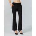 thumbnail image 2 of ALWAYS Women’s Bootcut Yoga Pants with Pockets – High Waist Stretch Work Pants Flare Leg Comfy Lounge Fit Black Medium, 2 of 6