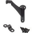 thumbnail image 2 of Heavy-Duty Handrail Bracket, Matte Black by Stone Harbor Hardware, 2 of 2