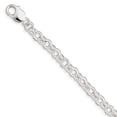 thumbnail image 3 of 925 Sterling Silver 6.75mm Rope Chain Bracelet, 3 of 4