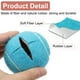 thumbnail image 3 of Uxcell 12 Pcs Pelotas de Tenis Pre-cortadas para Andadores, Accesorios Universales de Pelotas Deslizantes para Patas de Muebles y Protección del Suelo, Azul, 3 of 6