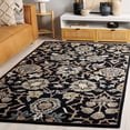 thumbnail image 2 of SAFAVIEH Metro Mike Floral Area Rug, Black/Beige, 3' x 5', 2 of 10