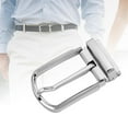 thumbnail image 6 of Milageto Reversible Belt Buckle Alloy Rectangle Pin Buckle for Fathers Day Dress Belt, 6 of 8