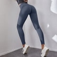 thumbnail image 2 of Women's High Waisted Seamless Leggings Tummy Control Stretch Yoga Workout Pants, 2 of 6