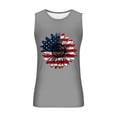 thumbnail image 3 of Tanques para Hombre para el Verano Solto Chaleco Impresión Deportivo Cuello Redondo, Casual, 3 of 3