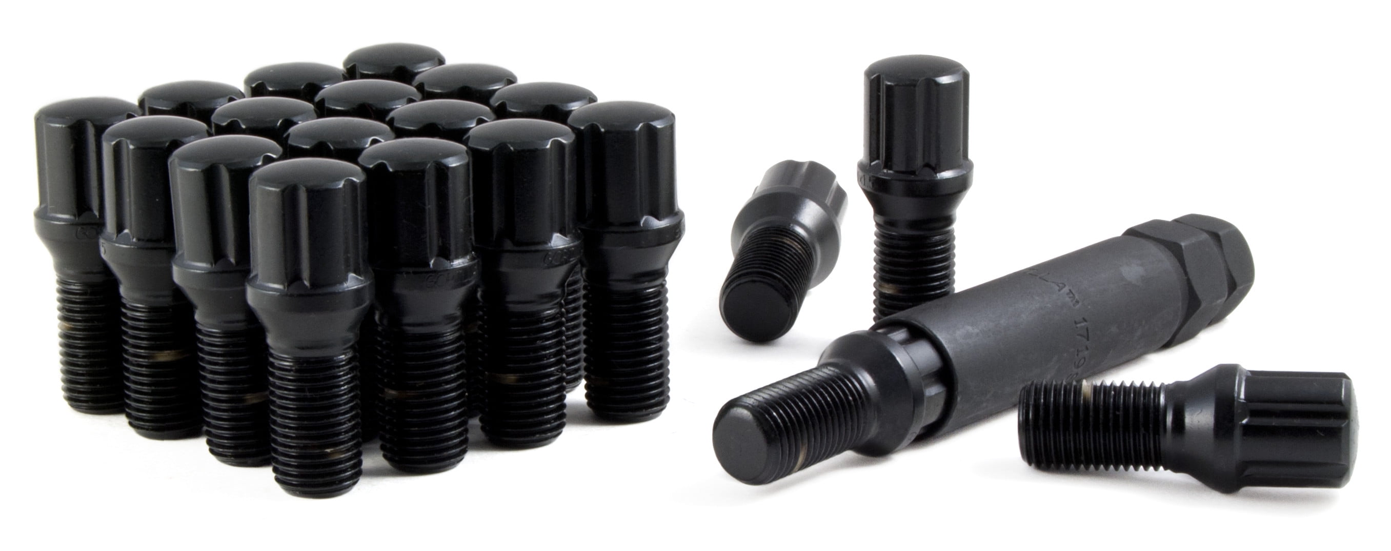 GORILLA Lug Nut and Lock System 14mm x 1.50 Black - Walmart.com
