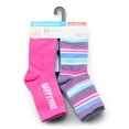 thumbnail image 2 of Wonder Nation Girls Mid-Crew Vibes Socks, 10-Pack, Sizes S-L, 2 of 15