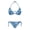 Blue Fish Camouflage Pattern, variant on Blue Fish Camouflage Pattern Bikini Swimsuit, Quick Drying Bathing Suit Soft Cool Bikini Set for Beach Summer