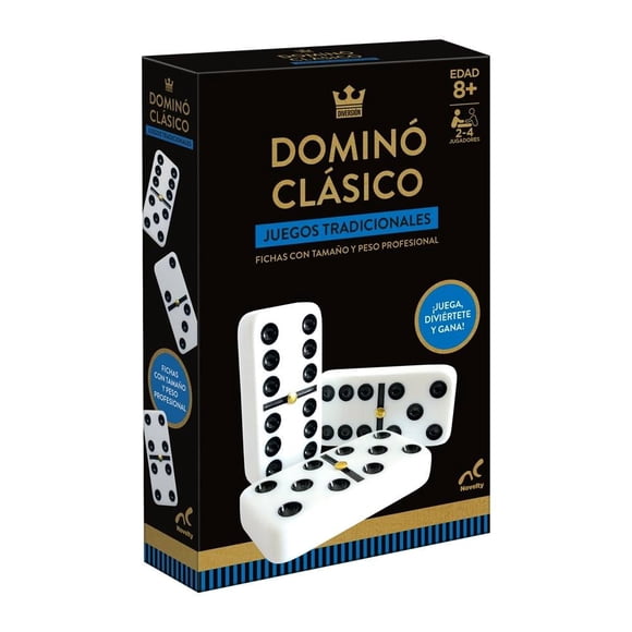 Juego de Mesa Novelty Dominó Clásico Doble 6