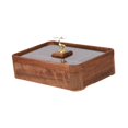 thumbnail image 5 of deevoka Nut and Candy Serving Tray Divided Serving Tray with Lid Veggie Tray Appetizer Platter Home Decor Dried Fruit Tray for Sweets 6 grid wood side Lid, 5 of 9