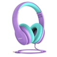 thumbnail image 1 of Auriculares con cable JoySpark Kids con límite de volumen de 85 dB, color morado, 1 of 7