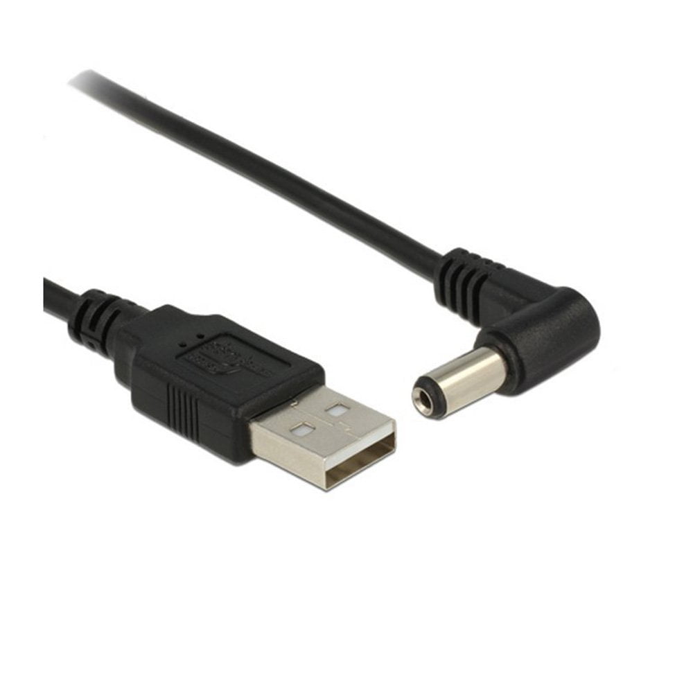 5 x 5.5*2.1mm DC Male Plug To DC 5V USB Plug Barrel Jack Power Supply Cable 