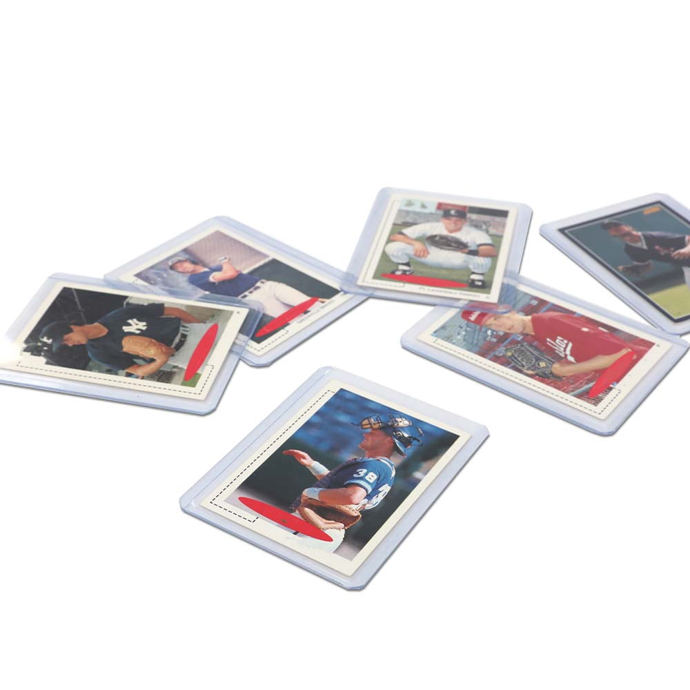 CROSSDESIGN Card Toploaders & Soft Sleeves 100Pcs Clear