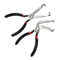 thumbnail image 3 of Alicates de conector eléctrico 60  degree y alicates rectos 2 piezas de acero al carbono resistente para la herramienta de desmontaje de la bujía versátil, 3 of 9