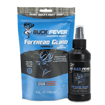 Buck Fever Forehead Gland (4oz Synthetic) – Syntheticly Formulated Buck Lure & Deer Attractant (not just limited to whitetail deer) for Mock Scrapes, Licking Branches -Round  Hunting Scents