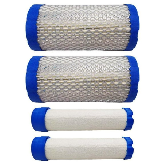 2PK Air Filter Kit For John Deere 1023E X495 4010 2020A F620 Fits M113621