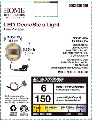 Home Decorator Brass/Bronz LED 2700K  Landscape Light 1002 539 392 Free Shipping 