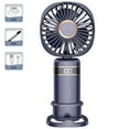 thumbnail image 1 of Ventilateur Pliable Portable Rechargeable USB Design Compact de Voyage avec Support Réglable et Sangle de Suspension Pratique pour Usage Domestique et Extérieur, 1 of 9