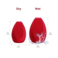 thumbnail image 2 of Apercolorier 6pcs Makeup Sponge - Beauty Makeup Sponge Blender ，Latex Free  (Red)）, 2 of 7