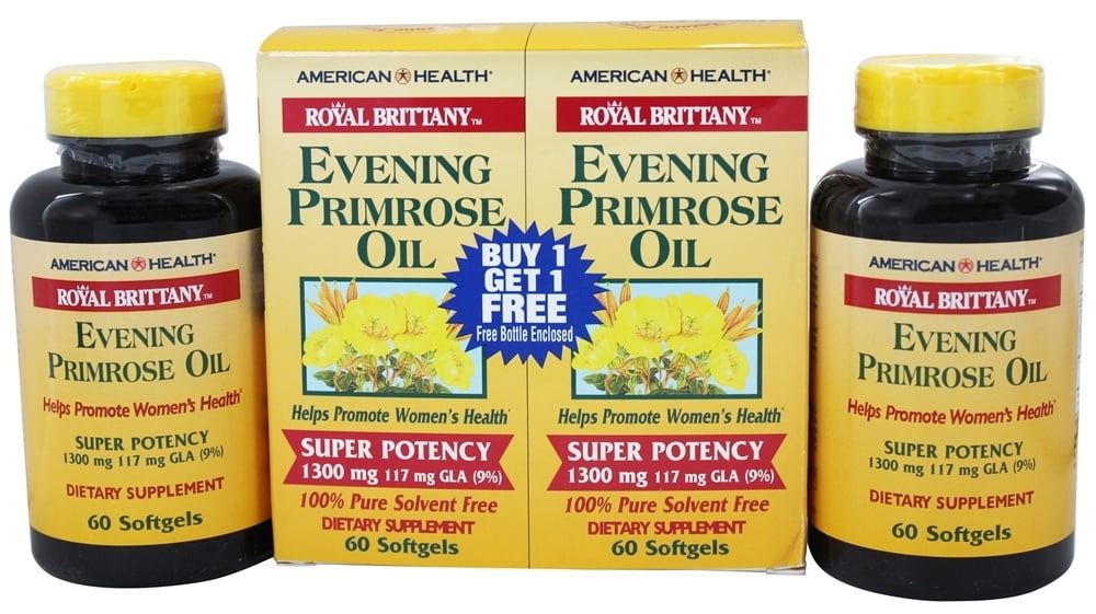 American Health Royal Brittany Evening Primrose Oil - Twin Pack