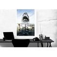 thumbnail image 2 of Jaws 3D Movie Poster 24x36 textless art Art Poster 24x36 Multi-Color Square Adults Poster Time, 2 of 3