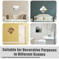 thumbnail image 5 of 8 x 8 Ih Self Adhesive Flexible Mirror Sheets Acrylic Mirror Tiles for Home Decor Dorm Door Gym 4 Pack Flexible Plastic Sheets Wall Stickers, 5 of 5